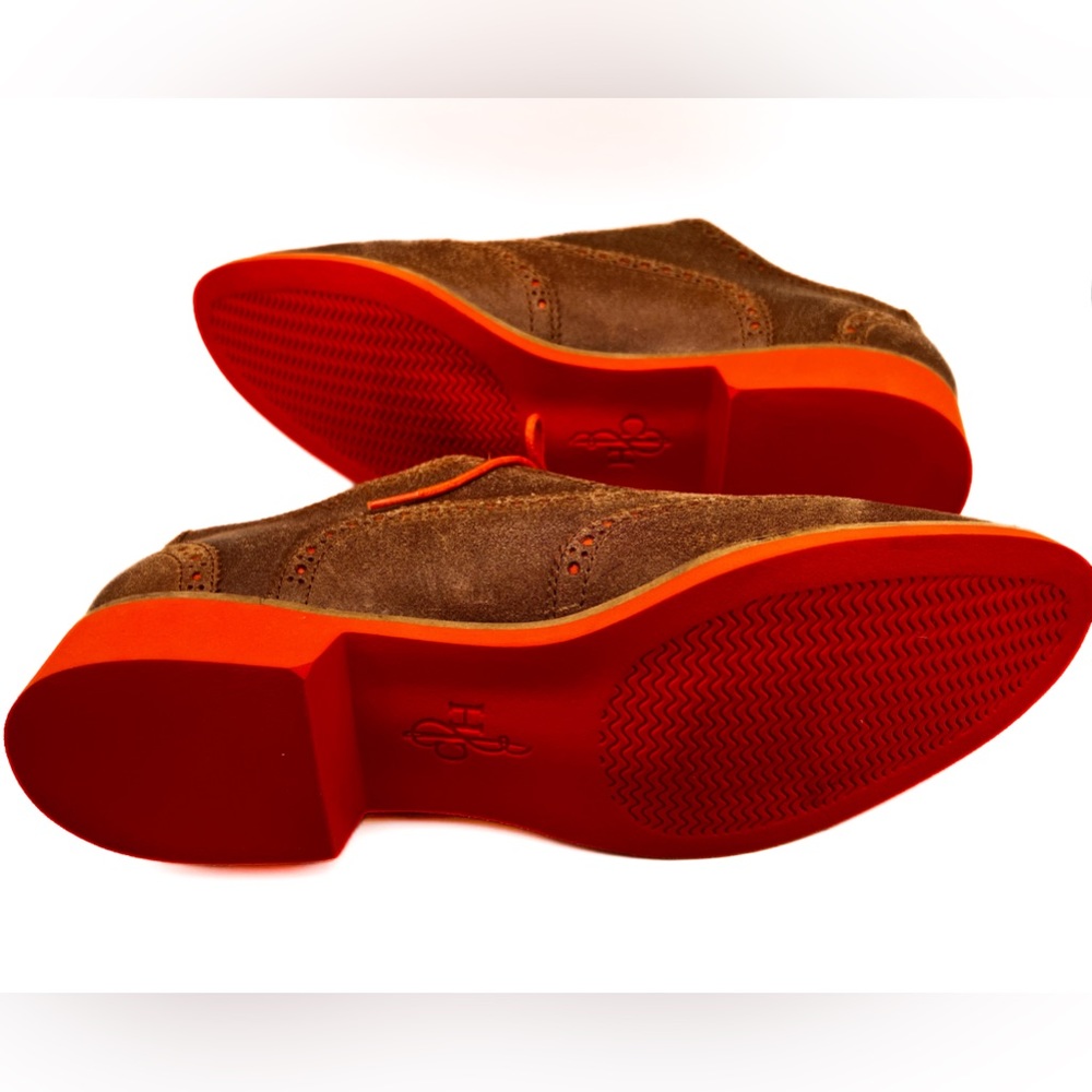 Cole Haan Brown and Orange Flats - Picture 13 of 16